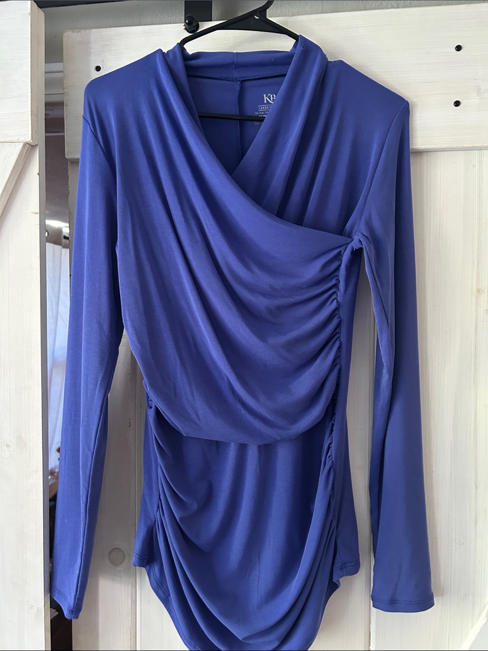 Kindred Bravely Gianna Shirred Maternity & Nursing top